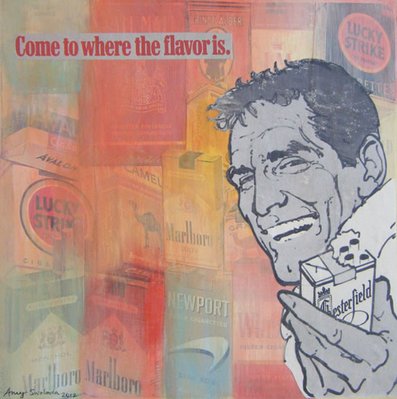 Come to where the flavor is . . . 10" x 10" . . .  Sold