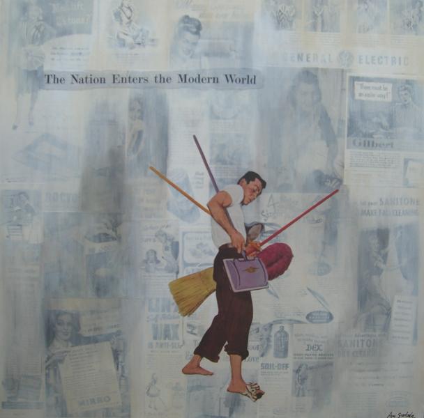 The Nation Enters the Modern World . . . 24" x 24" . . . Sold