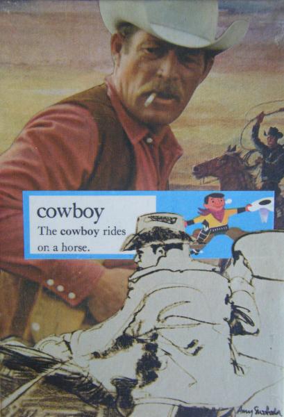 cowboy . . . 7" x 5" . . . Sold