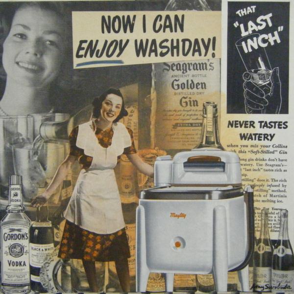 Now I Can Enjoy Washday . . . 10" x 10" . . . Sold
