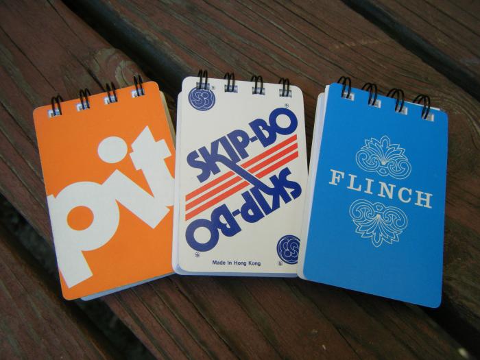 minibooks made with vintage game cards