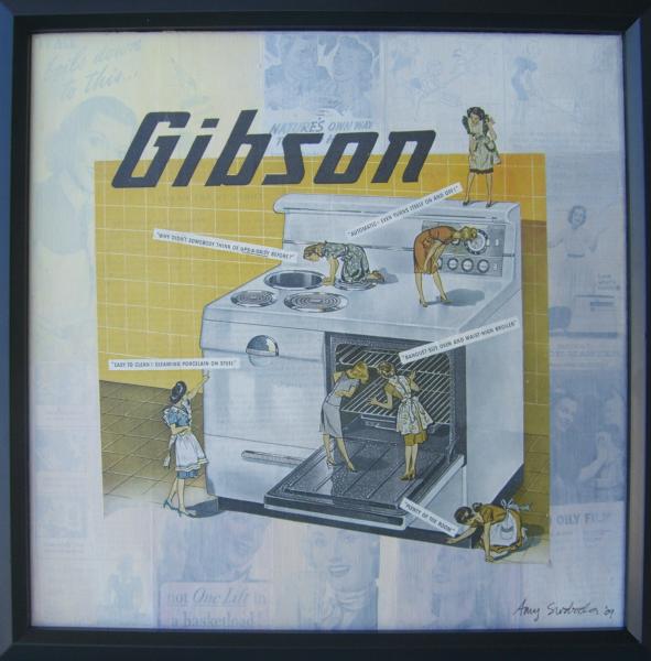 Gibson . . . 12" x 12" . . .  Sold
