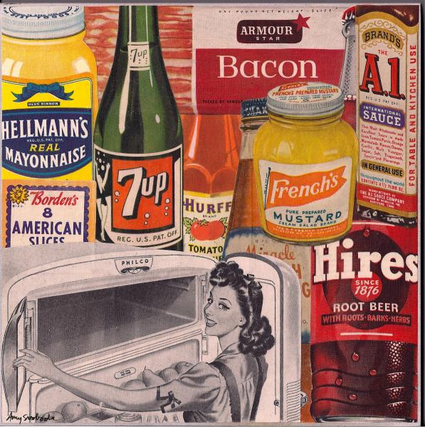 1946 PhilCo Refrigerator . . . 8" x 8" . . . Sold